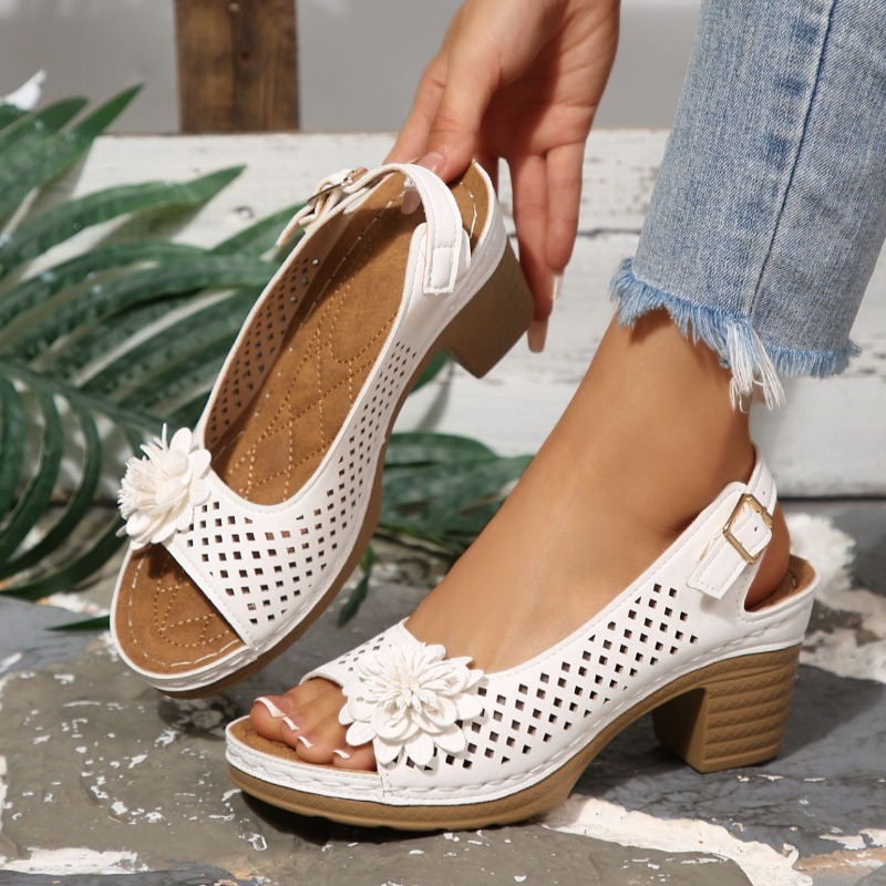 Women Chunky Heel Sandals Summ - đánh giá và giá Ankle Strap Heels