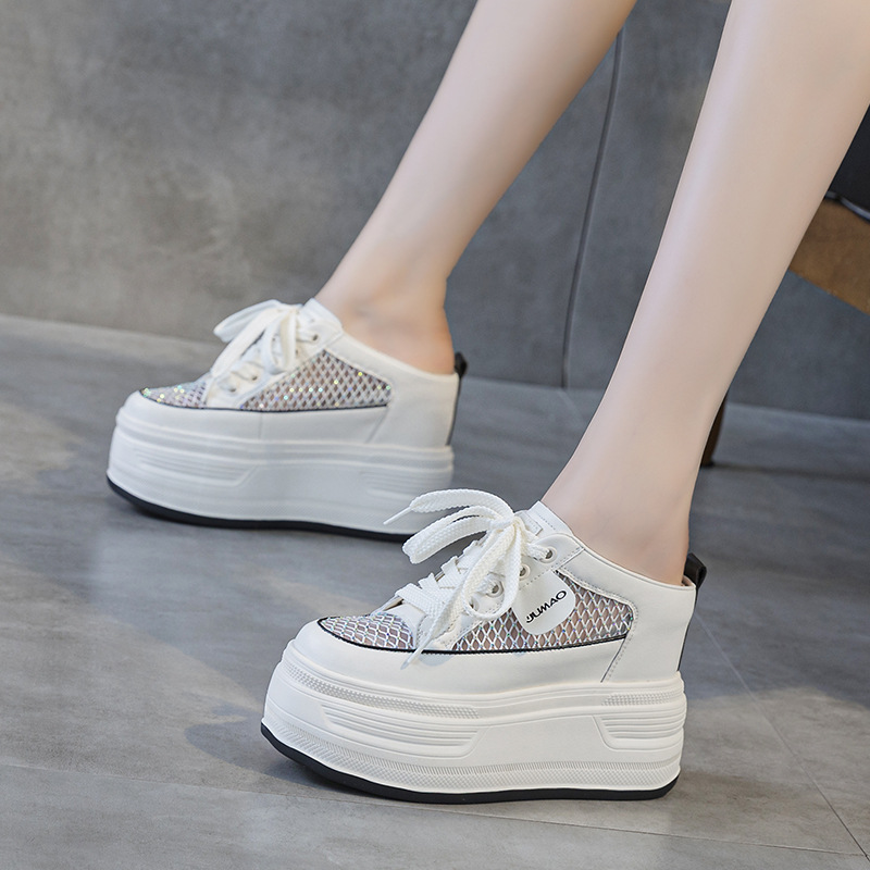 12CM Air Mesh Genuine Leather  - đánh giá và giá Women Shoes Japanese Brand