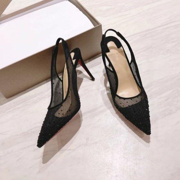 Mesh Rhinestone Rear Empty Sti - đánh giá và giá Rhinestone Sandal Women