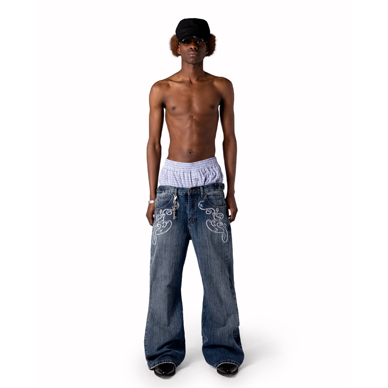 Y2k Blue Opening Bootcut Jeans - đánh giá và giá Women Shoes Jeans