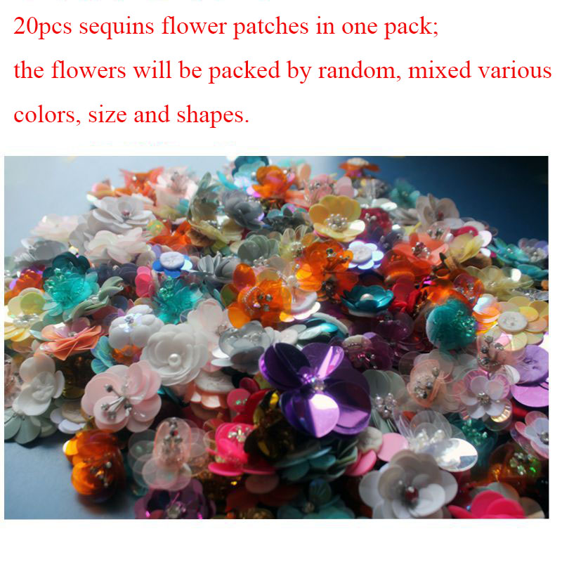 20PCS/Pack Random Sequins Flow - đánh giá và giá Women Shoes Jeans