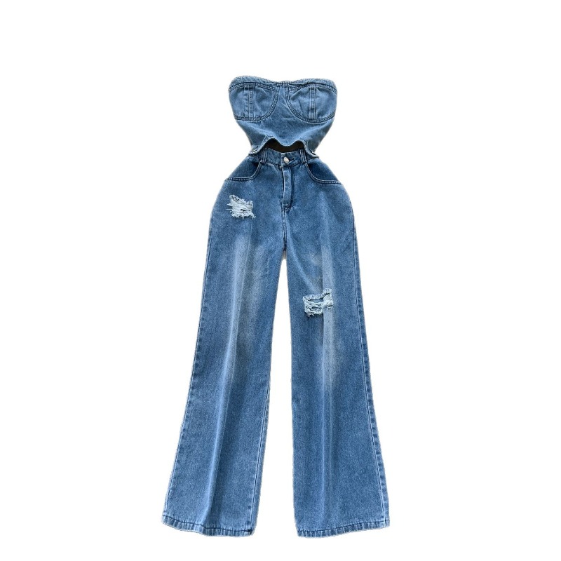 Denim Jumpsuits Women One Piec - đánh giá và giá Women Shoes Jeans