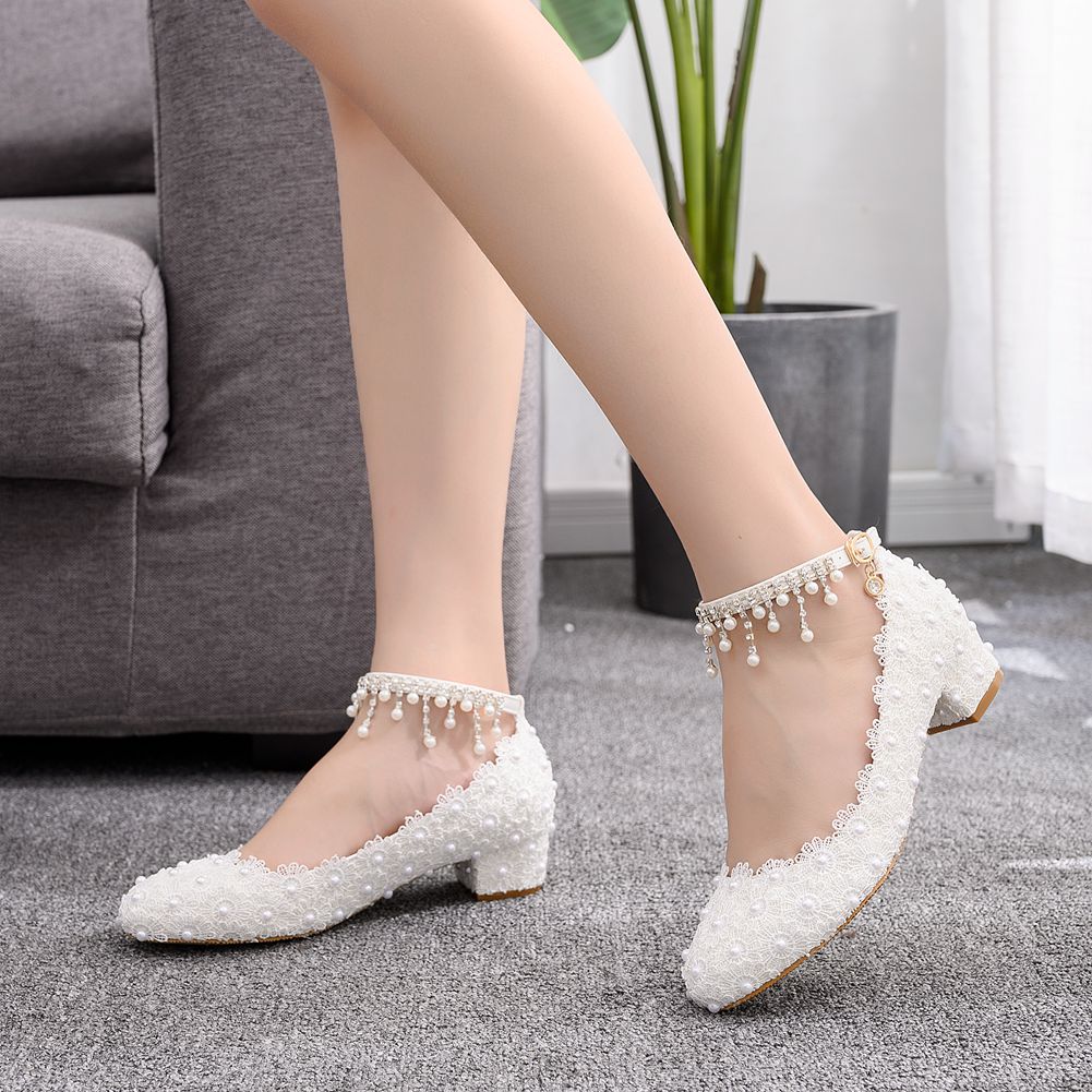 Women's Closed Toe Low Chunky  - đánh giá và giá Ankle Strap Heels