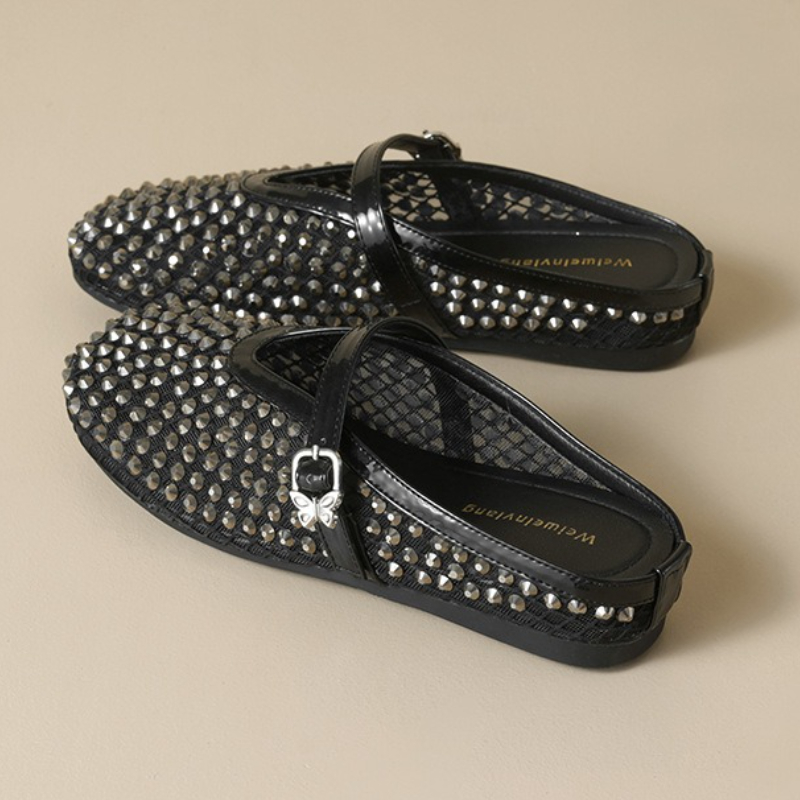 Mesh Rhinestone Brand Slippers - đánh giá và giá Rhinestone Sandal Women