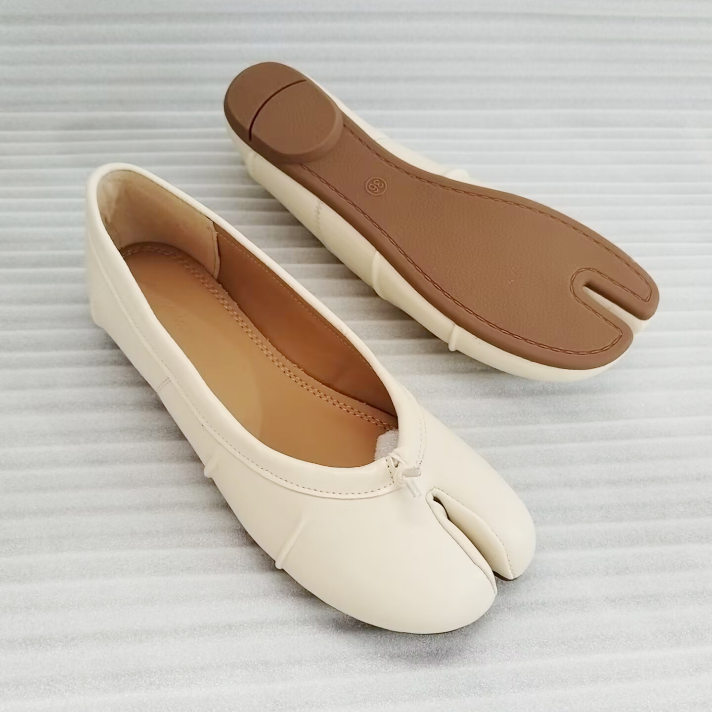 NEW Split Toe Flat Shoes Women - đánh giá và giá Loafer Flat Women