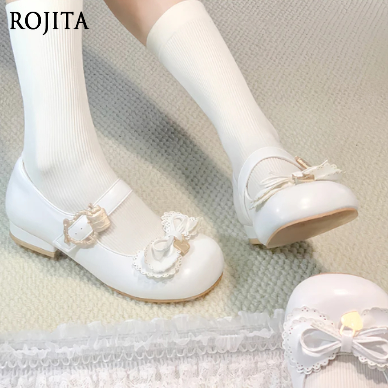 Women's Shoes Bowknot Lolita S - đánh giá và giá Ankle Strap Heels