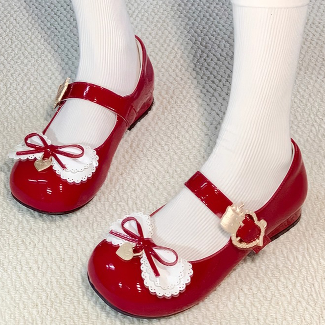 Women's Shoes Bowknot Lolita S - đánh giá và giá Ankle Strap Heels
