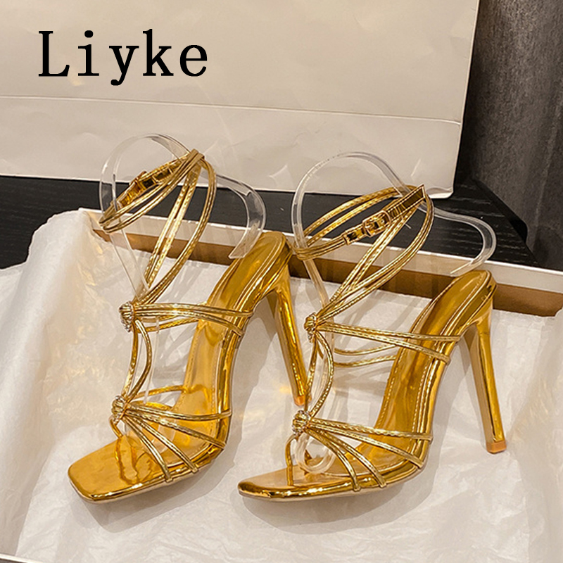 Liyke Summer Blue Denim Sandal - đánh giá và giá Women Shoes Jeans