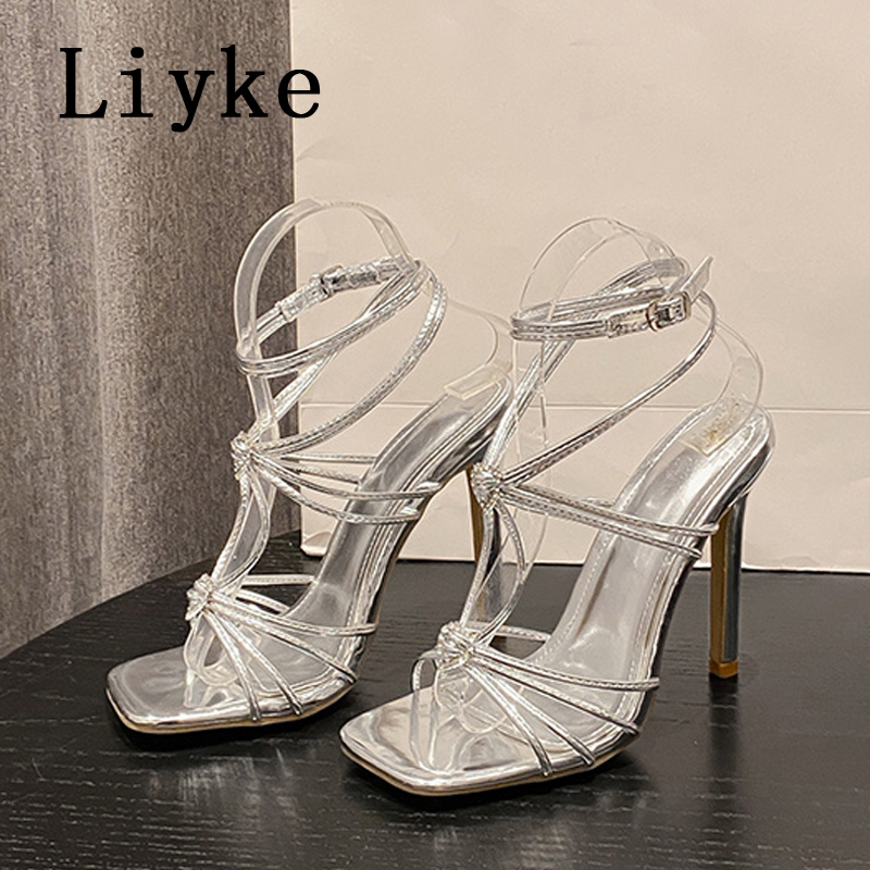 Liyke Summer Blue Denim Sandal - đánh giá và giá Women Shoes Jeans