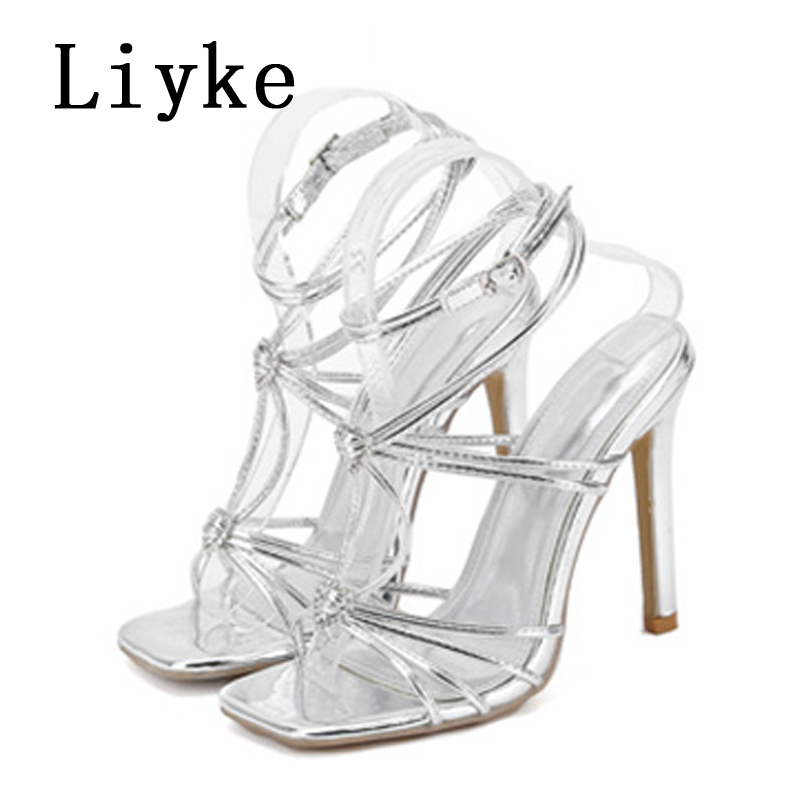 Liyke Summer Blue Denim Sandal - đánh giá và giá Women Shoes Jeans