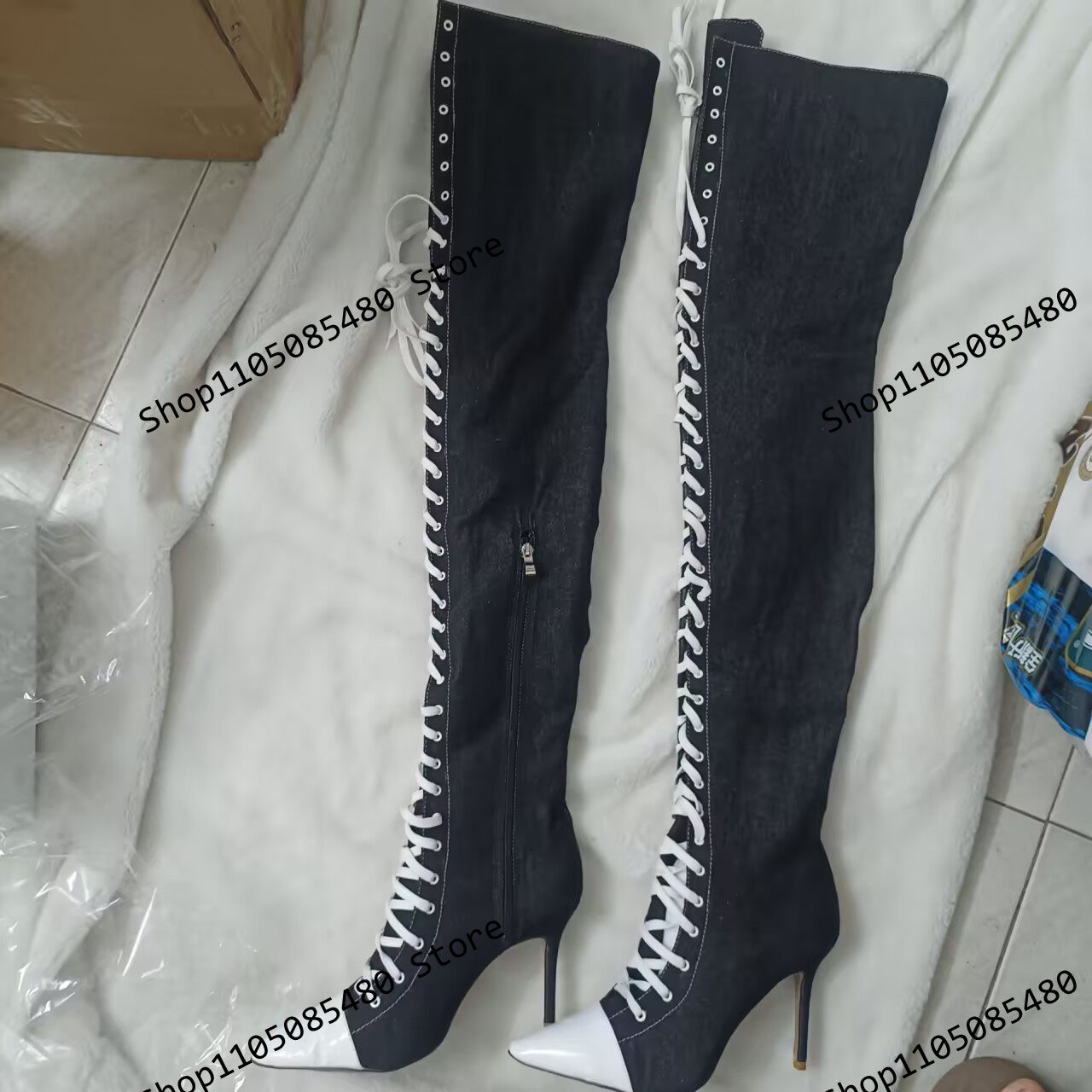 2025 New Women Pointed Toe Hig - đánh giá và giá Women Shoes Jeans