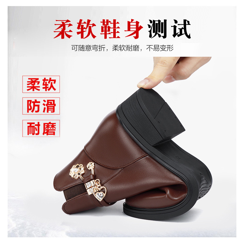 Women's Rhinestone Leather Boo - đánh giá và giá Women Shoes Jeans