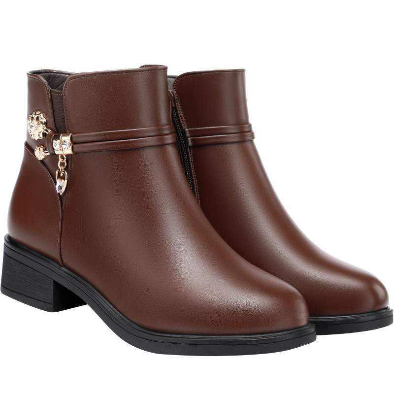 Women's Rhinestone Leather Boo - đánh giá và giá Women Shoes Jeans