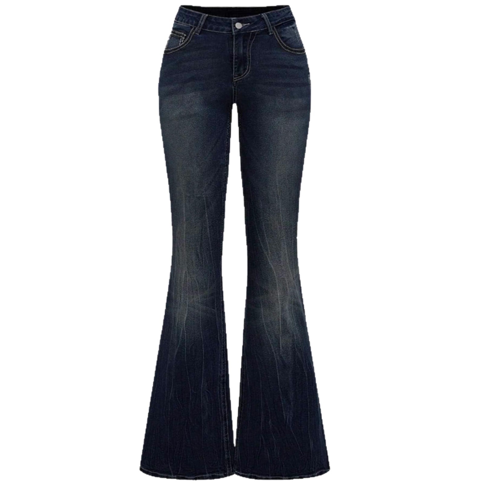 Jeans Flare Pants Women Vintag - đánh giá và giá Women Shoes Jeans