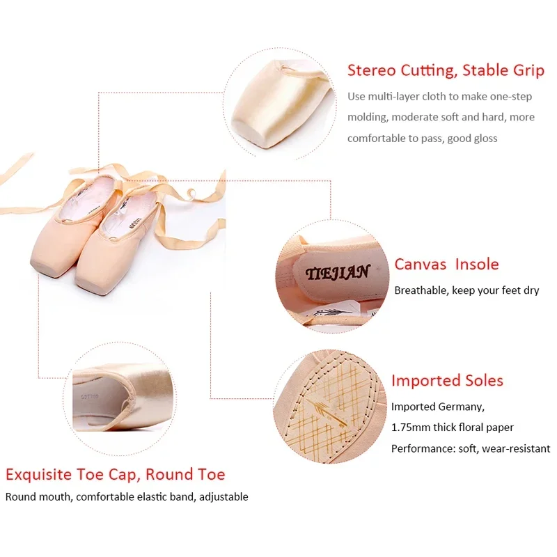 TIEJIAN Professional Ballet Po - đánh giá và giá Women'S Xc Shoes