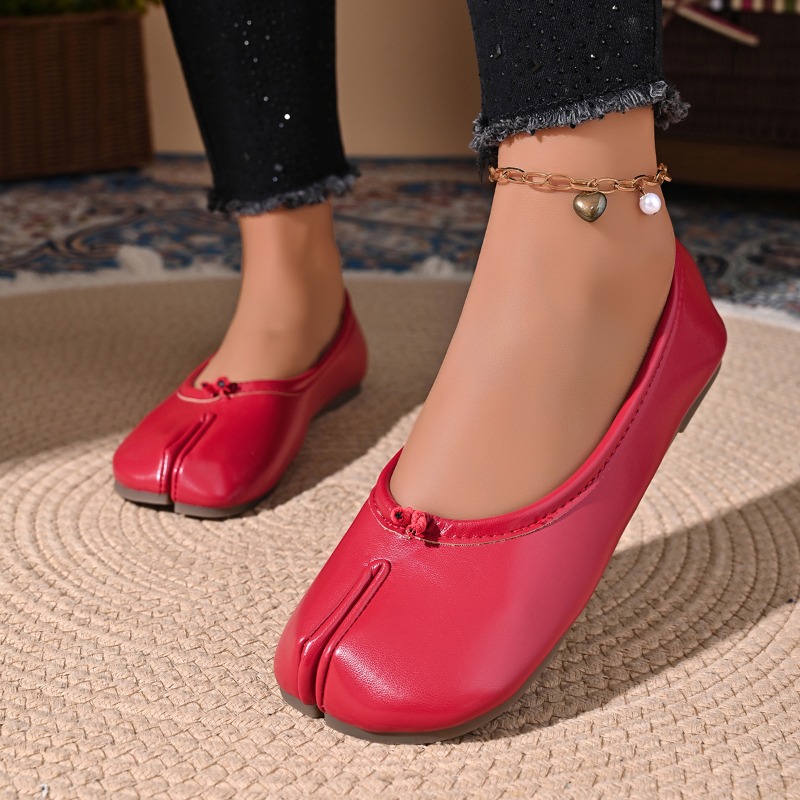 Women Cozy Leather Flats Split - đánh giá và giá Women Shoes Jeans