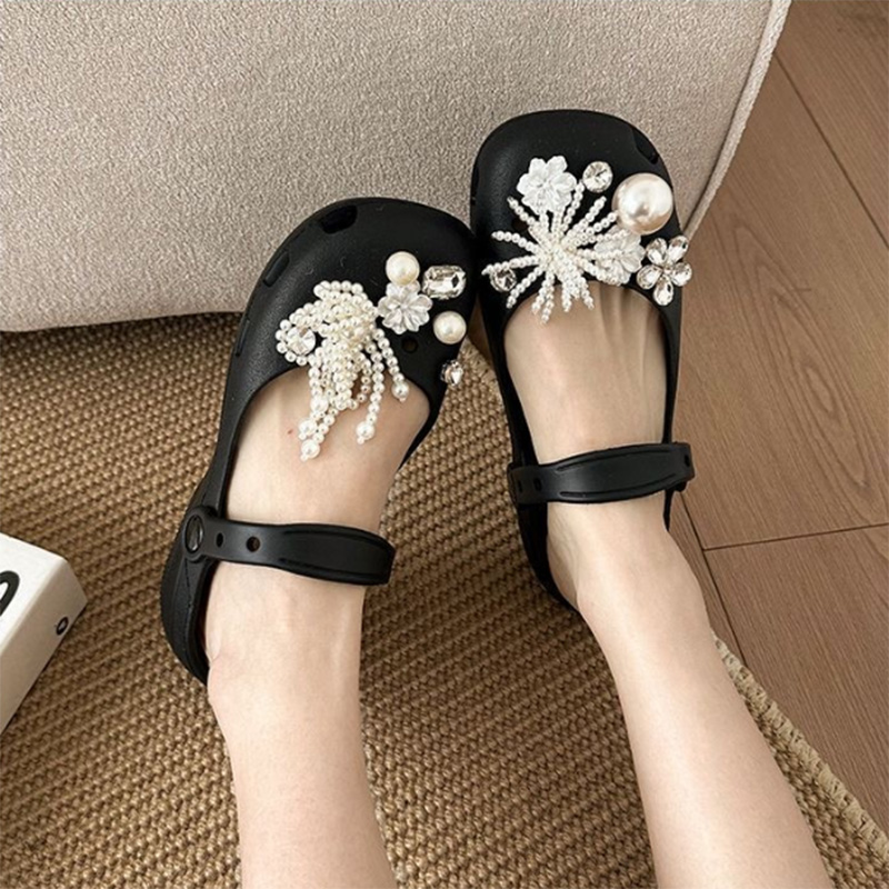 Elegant Pearl Bowknot Soft Sol - đánh giá và giá Women Shoes Japanese Brand