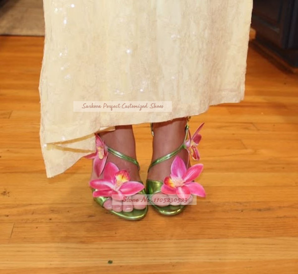 Metalic Matte Slingback Flower - đánh giá và giá Women'S Shoes Yellow