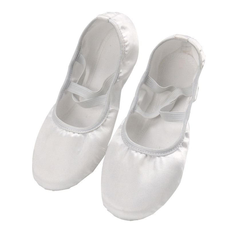 Thịt Trắng Satin Trẻ Em Ba Lê  - đánh giá và giá Women'S Xc Shoes