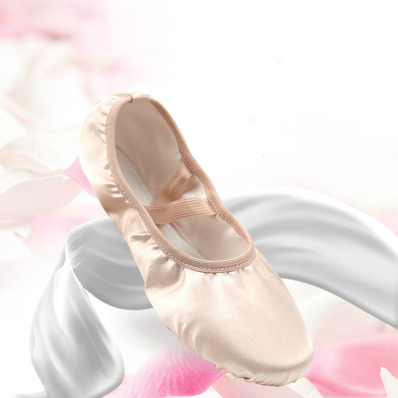 Thịt Trắng Satin Trẻ Em Ba Lê  - đánh giá và giá Women'S Xc Shoes
