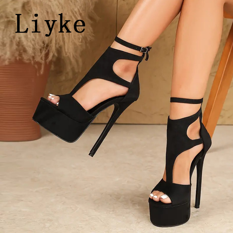 Liyke Model Show Sexy Extreme  - đánh giá và giá Peep Toe Heels