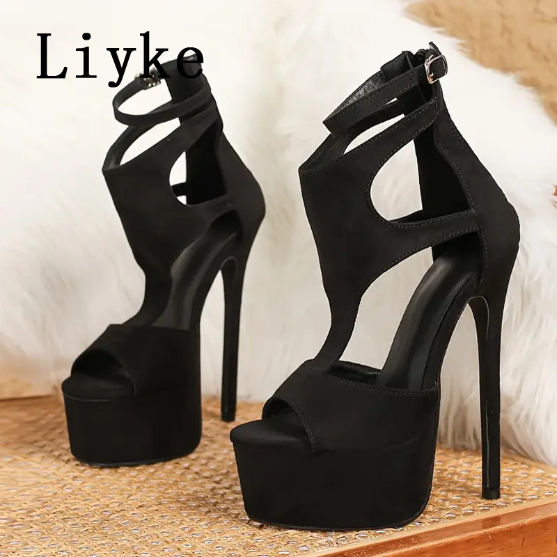 Liyke Model Show Sexy Extreme  - đánh giá và giá Peep Toe Heels