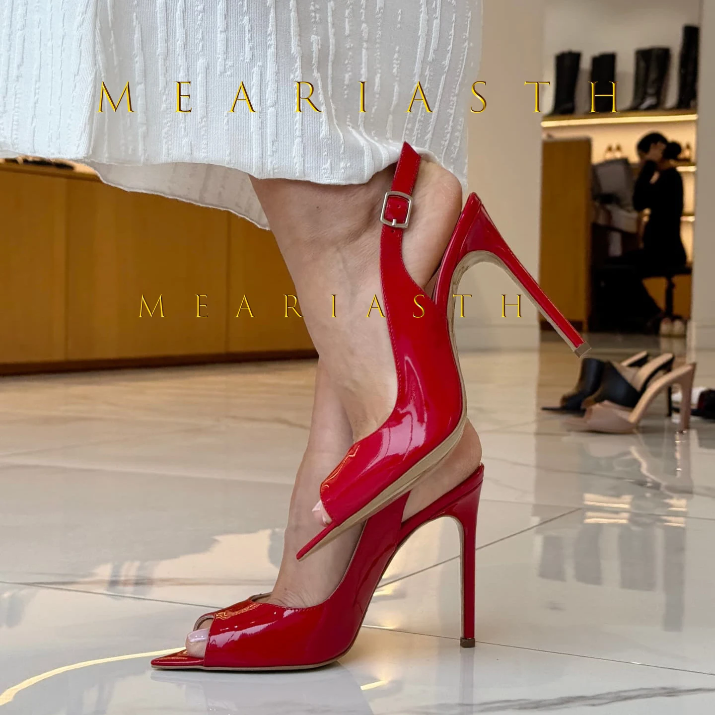 Patent Leather Sandals In Blac - đánh giá và giá Women Shoes Japanese Brand