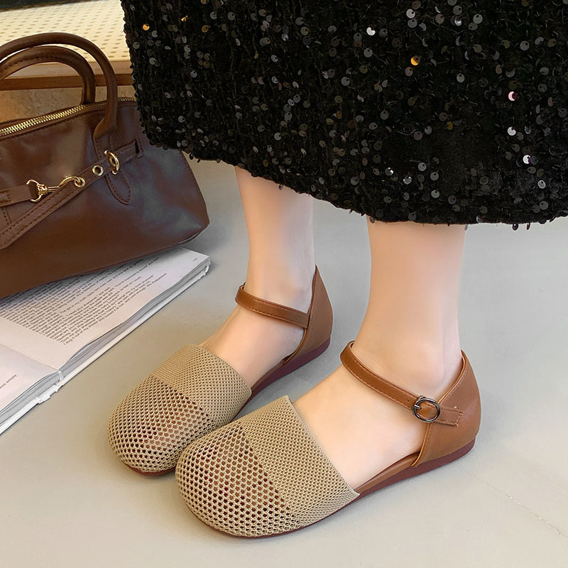 2025 New Spring Summer Mesh Sa - đánh giá và giá Ankle Strap Heels