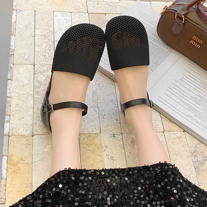 2025 New Spring Summer Mesh Sa - đánh giá và giá Ankle Strap Heels