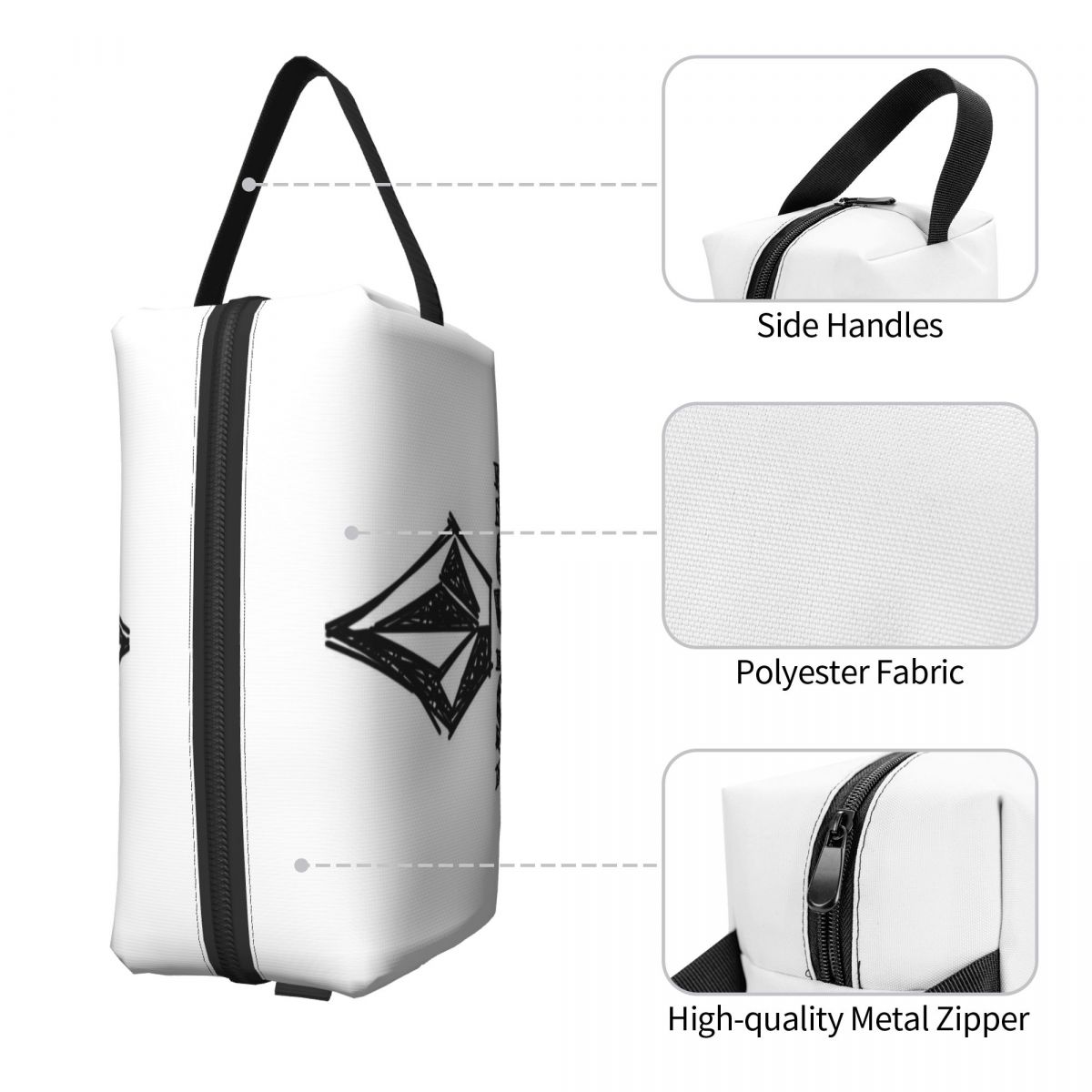 V-Volcom Logo Makeup Bag Cosme - đánh giá và giá Women'S Shoes Louis Vuitton
