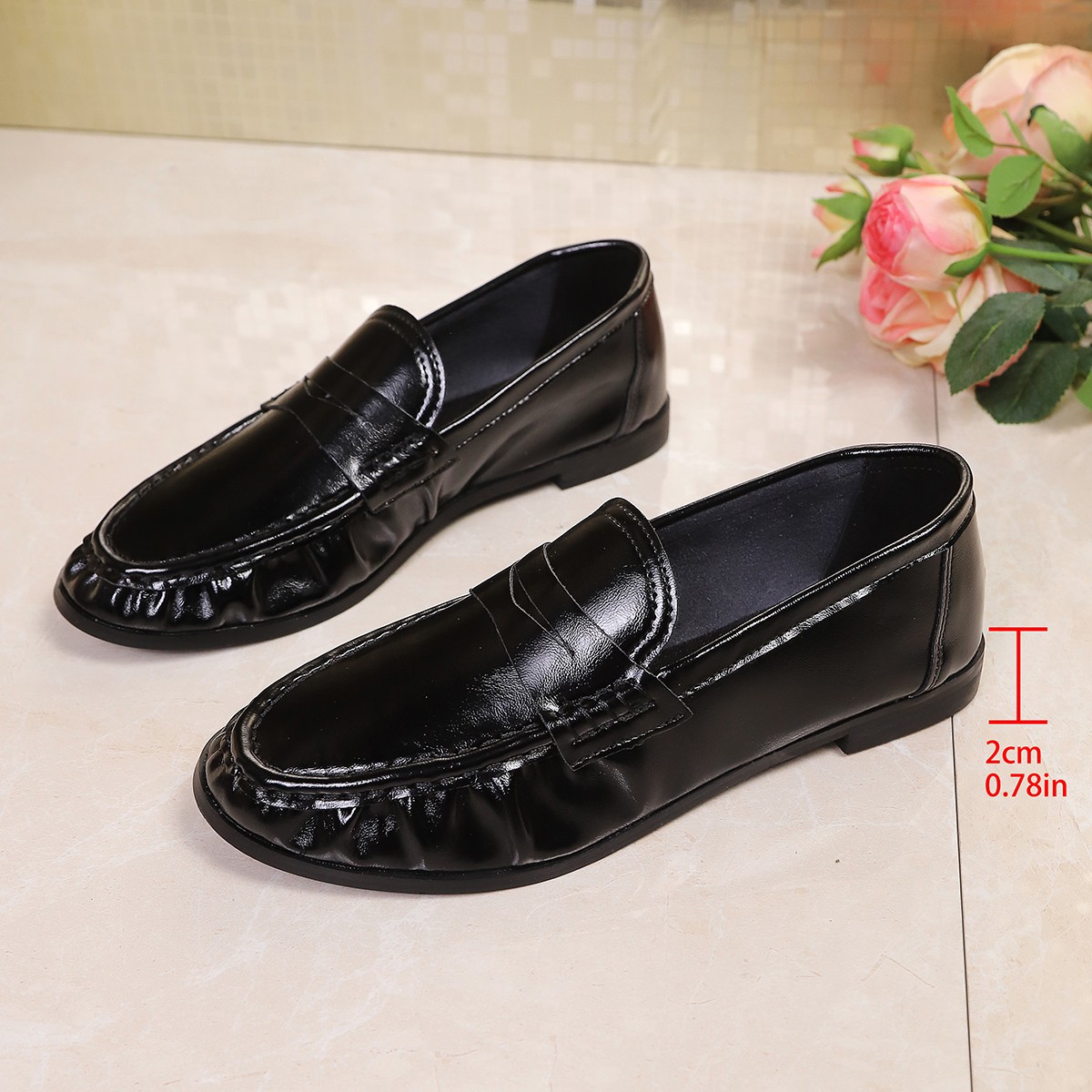 2026 Summer British Style Blac - đánh giá và giá Loafer Flat Women
