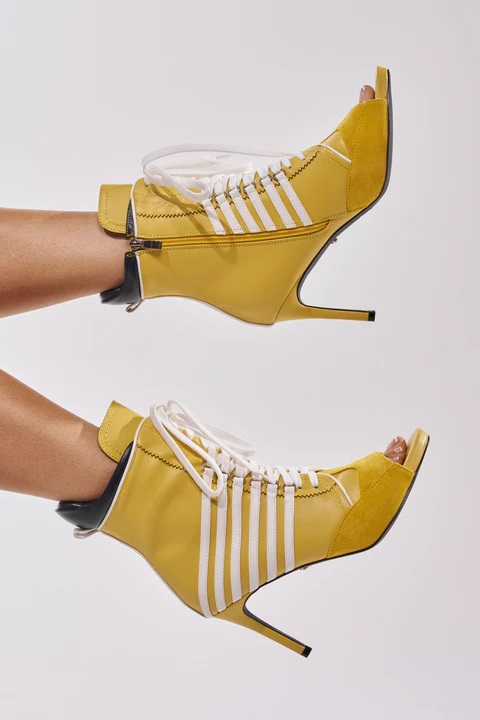Women Yellow White Contrast La - đánh giá và giá Women'S Shoes Yellow