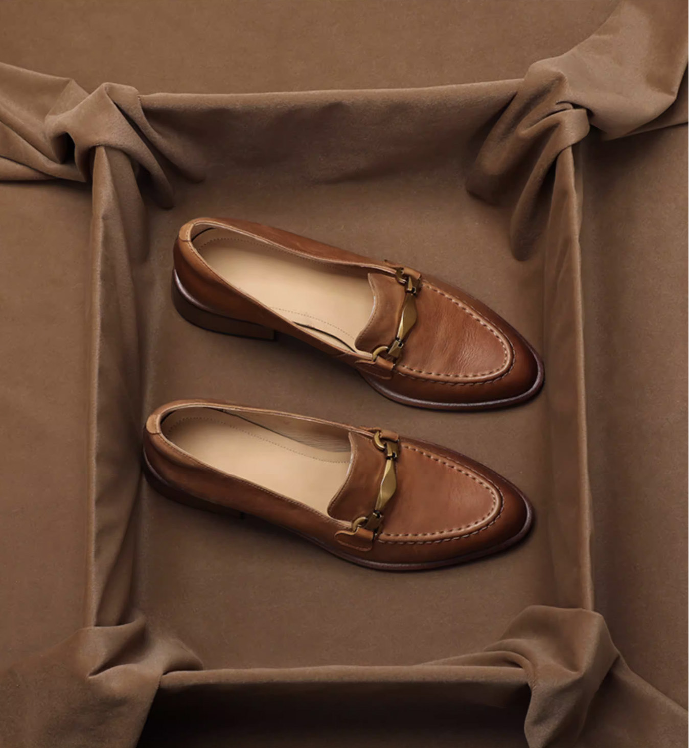 SHOEBOX British Retro Genuine  - đánh giá và giá Loafer Flat Women