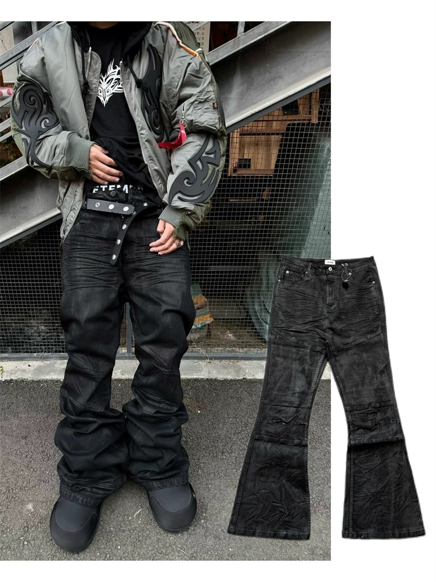 High street coated micro-flare - đánh giá và giá Women Shoes Jeans